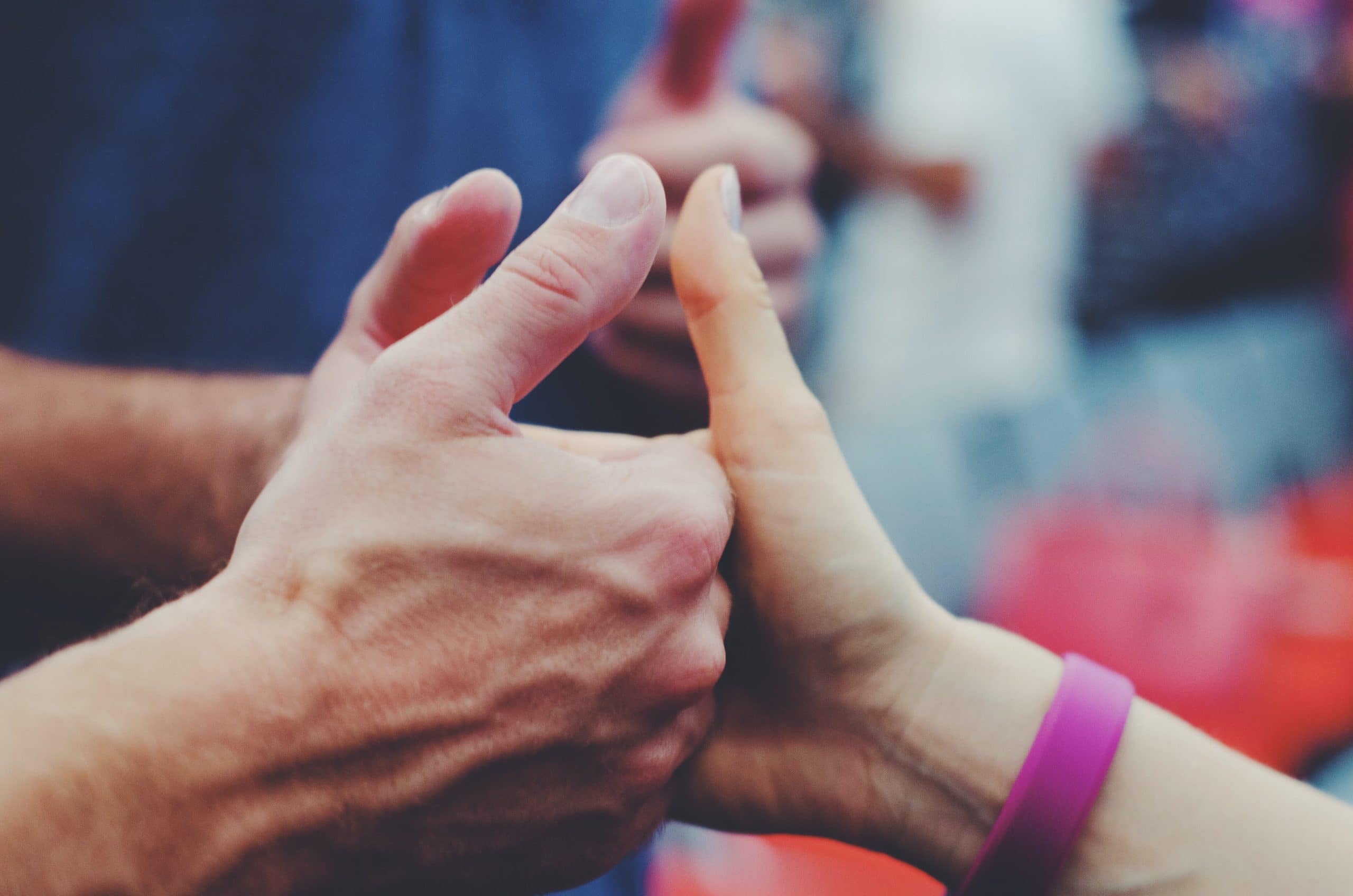 Équipe en activité de team building
