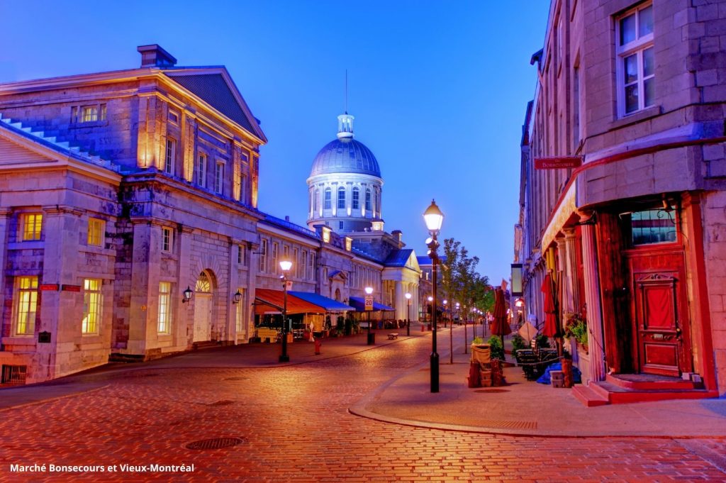 Marché Bonsecours dans le Vieux-Montréal